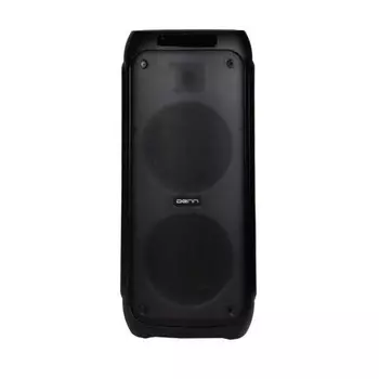 Портативная караоке система Denn INSPIRE DPS-555, 120 Вт, AUX, USB, BT, SD, чёрная