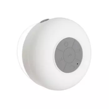 Портативная колонка Luazon LPCK-06, 150 мАч, водостойкая, на присоске, белая