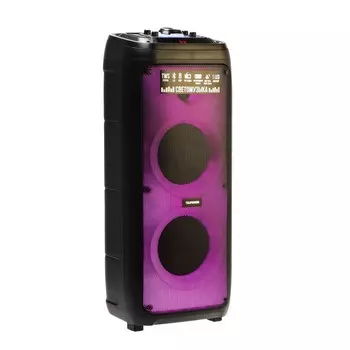 Портативная колонка Telefunken TF-MS3303, 90 Вт, 5000 мАч, TWS, AUX, FM, дисплей, подсветка