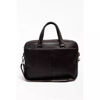 Портфель, отдел на молнии, цвет коричневый 37х9х29см