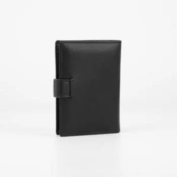 Портмоне 3 в 1 для автодокументов и паспорта, для карт, для монет, цвет чёрный