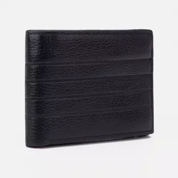Портмоне без застёжки, для купюр, для карт, цвет чёрный