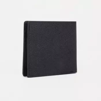 Портмоне мужское без застёжки, цвет чёрный