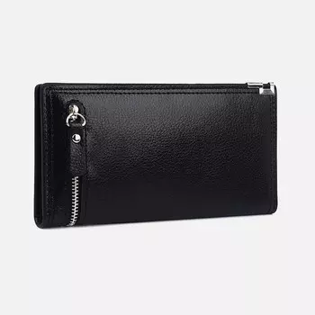 Портмоне без застёжки, цвет чёрный