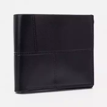 Портмоне без застёжки, для купюр, для карт, цвет чёрный