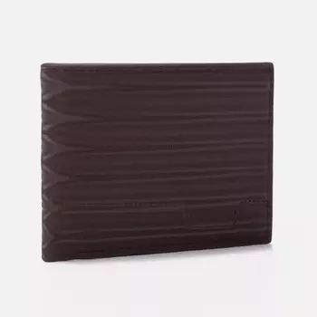 Портмоне мужское без застёжки, для купюр, для карт, цвет коричневый