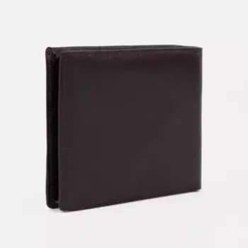 Портмоне без застёжки, цвет коричневый