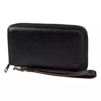 Портмоне-клатч, цвет чёрный