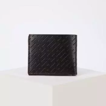 Портмоне мужское, 2 отдела, для купюр, для карт, цвет тёмно-коричневый