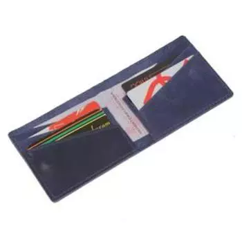 Портмоне мужское, цвет синий