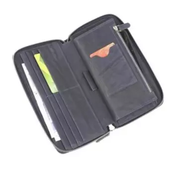 Портмоне мужское, цвет синий