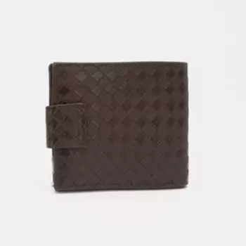 Портмоне на магните, для купюр, для карт, для монет, цвет коричневый