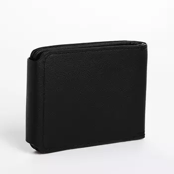Портмоне мужское на магнитах, цвет чёрный
