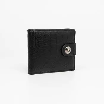 Портмоне на магните, цвет чёрный