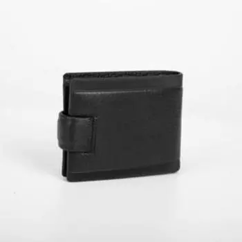 Портмоне на магните, для купюр, для карт, для монет, цвет чёрный