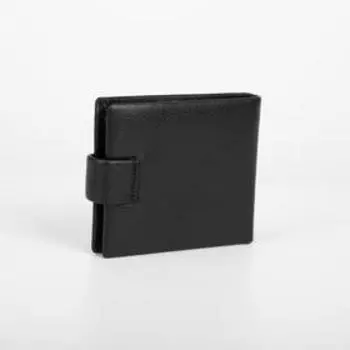 Портмоне на магните, для купюр, для карт, для монет, цвет чёрный