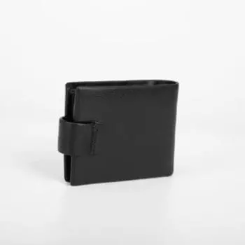 Портмоне на магните, для купюр, для карт, для монет, цвет чёрный