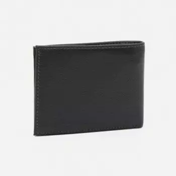 Портмоне на магните, для купюр, для карт, для монет, цвет чёрный