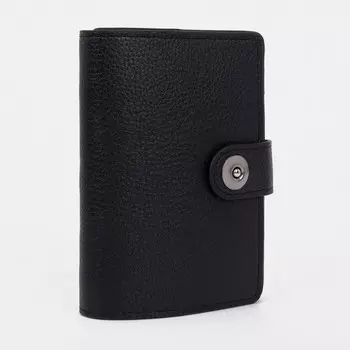 Портмоне на магните, цвет чёрный
