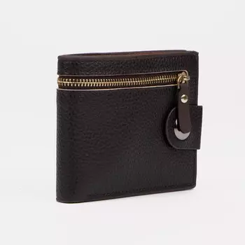 Портмоне на магните, цвет коричневый