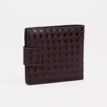 Портмоне на магните, для купюр, для карт, цвет коричневый