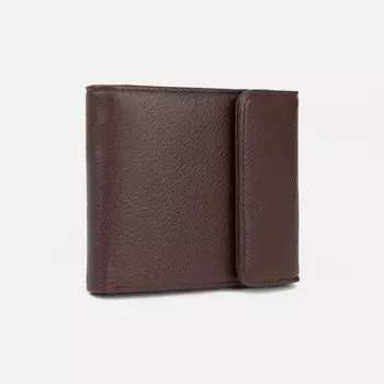 Портмоне на магните, цвет коричневый