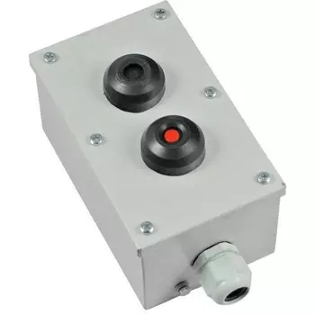 Пост кнопочный ПКУ-15-21.121-54 У2 (1хВК30-10-11110-54 (1з+1р) черн. + 1хВК30-10-11110-54 (1з+1р) красн. + PG-19) пост управления Электротехник ET054487