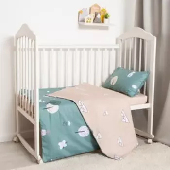 Постельное бельё 1.5сп LoveLife Nature 143х215 см, 150х214 см, 50х70 см-1 шт, 125г/м2 сатин