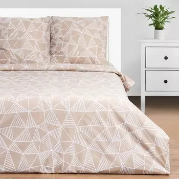 Постельное бельё евро «Этель. Калейдоскоп (вид 2)», поплин