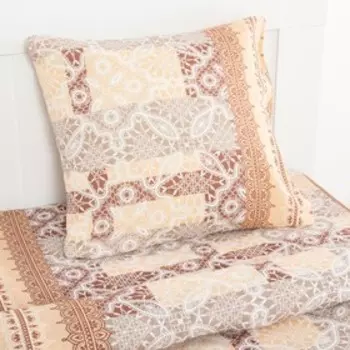 Постельное белье 1,5сп Экономь и Я «Ажур» 147*210,150*215,70*70-1шт