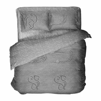 Постельное белье дуэт, размер 220x240 см, 148x215 см - 2 шт, 50x70 см - 2 шт