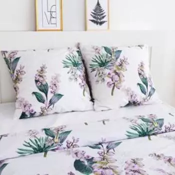 Постельное белье евро LoveLife «Ботаника» пододеяльник 200*217 см+наволочка 70*70 см-2шт