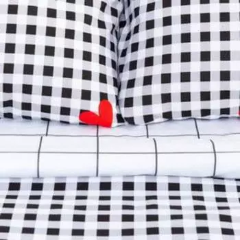 Постельное бельё 1.5-спальное «Этель» Big love, бязь