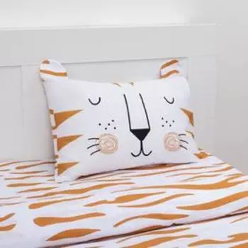 Постельное бельё 1.5-спальное «Этель» Sleepy tiger, бязь