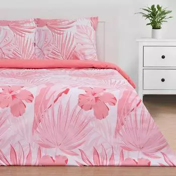 Постельное бельё 2-спальное «Этель» Tropics (вид 1), поплин