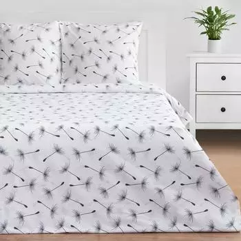 Постельное бельё евро «Этель. Легкость ветра», бязь