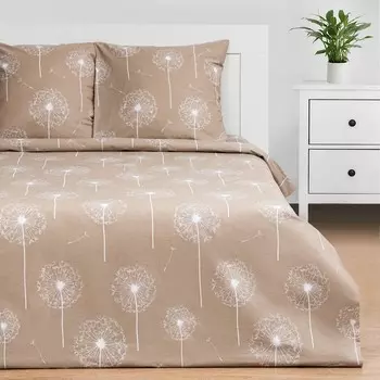 Постельное бельё евро «Этель. Одуванчик», бязь