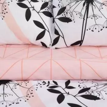 Постельное бельё евро «Этель. Одуванчик (вид 2)», поплин