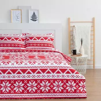 Постельное бельё 1.5-спальное LoveLife Christmas ornament, сатин