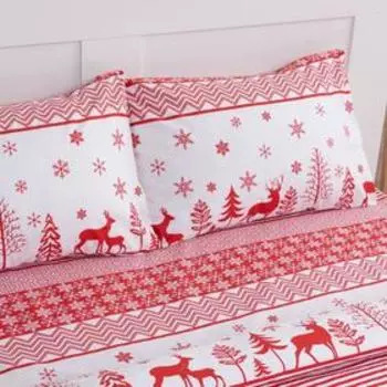 Постельное белье LoveLife дуэт Reindeer 143*215см-2шт,240*225см,50*70см-2шт