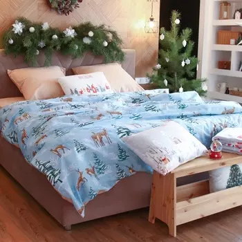 Постельное бельё 2-спальное «Этель. Зимнее волшебство», бязь