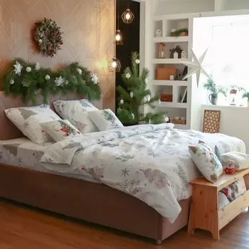 Постельное бельё 2-спальное «Этель. Рождественская ель», бязь