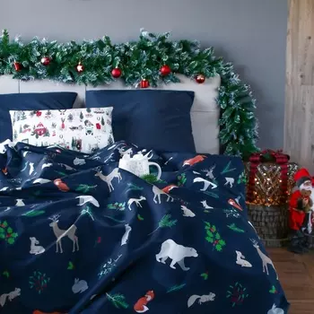 Постельное бельё дуэт «Этель» Winter animals, бязь