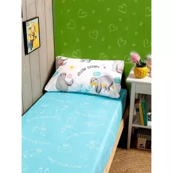 Постельное бельё 1.5 сп, размер 147x215 см, 145x215 см, 50x70 см