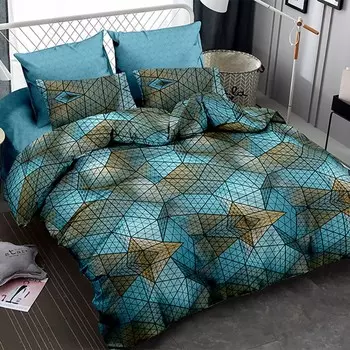 Постельное бельё 1.5 сп, размер 150x215 см, 145x215 см, 70x70 см - 2 шт