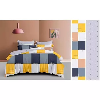 Постельное бельё 1.5 сп, размер 150x215 см, 150x215 см, 50x70 см - 2 шт