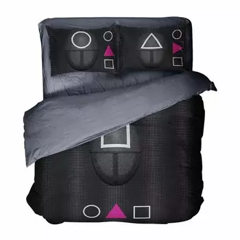 Постельное бельё 1,5 сп, размер 180x215 см, 148x215 см, 70x70 см - 2 шт