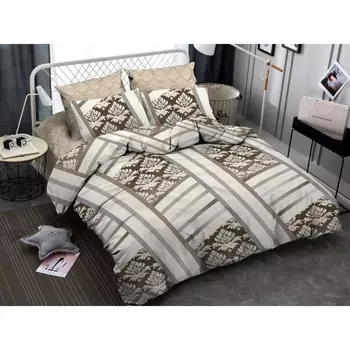 Постельное бельё 1.5 сп, размер 150x220 см, 145x215 см, 70x70 см - 2 шт