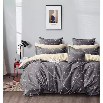 Постельное бельё 1.5 сп, размер 150x215 см, 150x215 см, 70x70 см - 2 шт