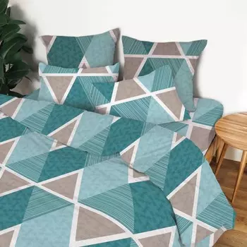 Постельное бельё 1.5 сп, размер 150x220 см, 145x215 см, 50x70 см - 2 шт